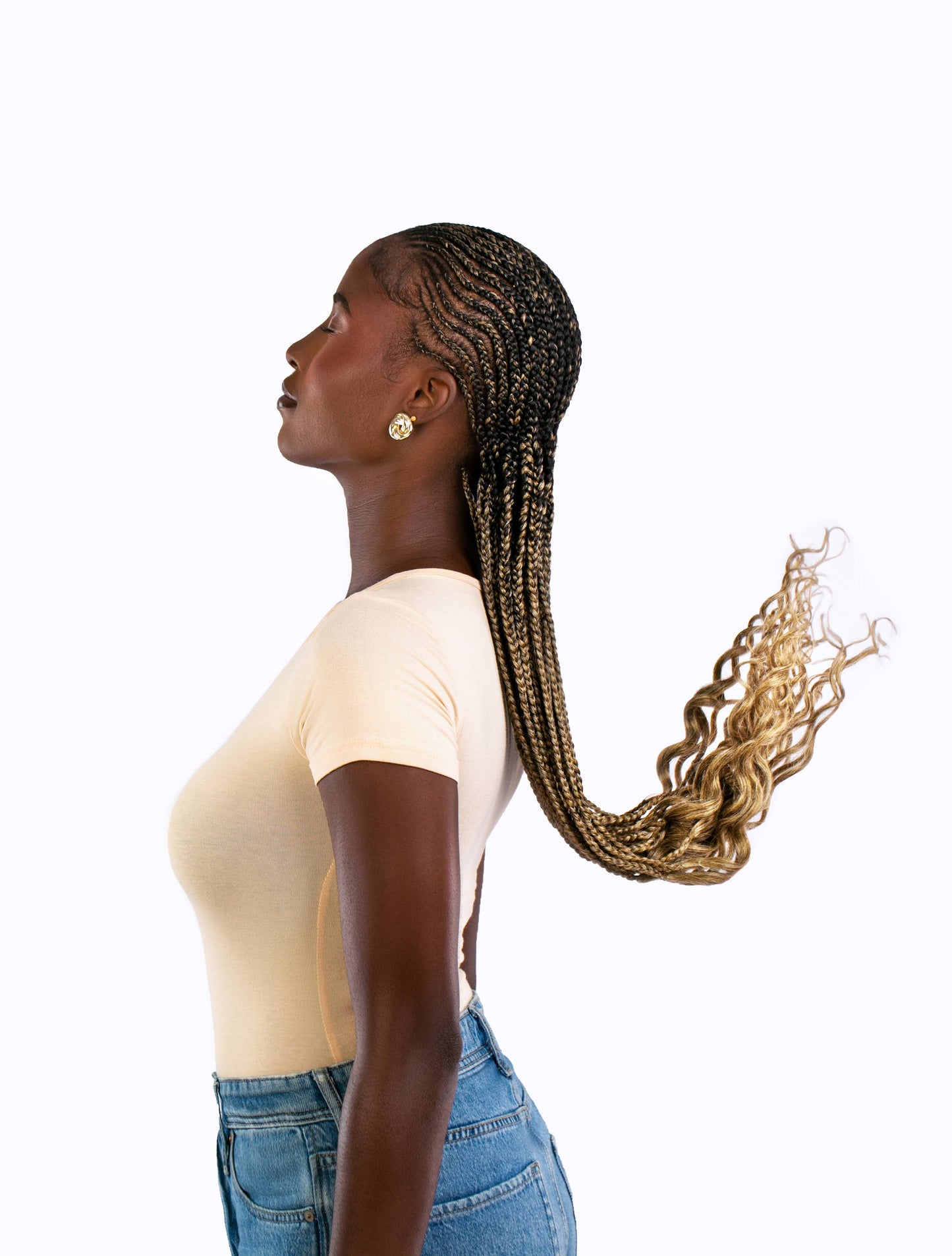 BraidBlends: Custom Mixed Kanakelon Braiding Hair -Caramel