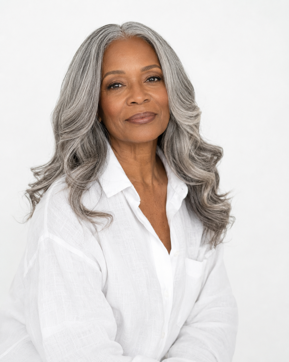 Indian Raw Deep Wavy Wefted Bundle ( Salt & Pepper Grey)