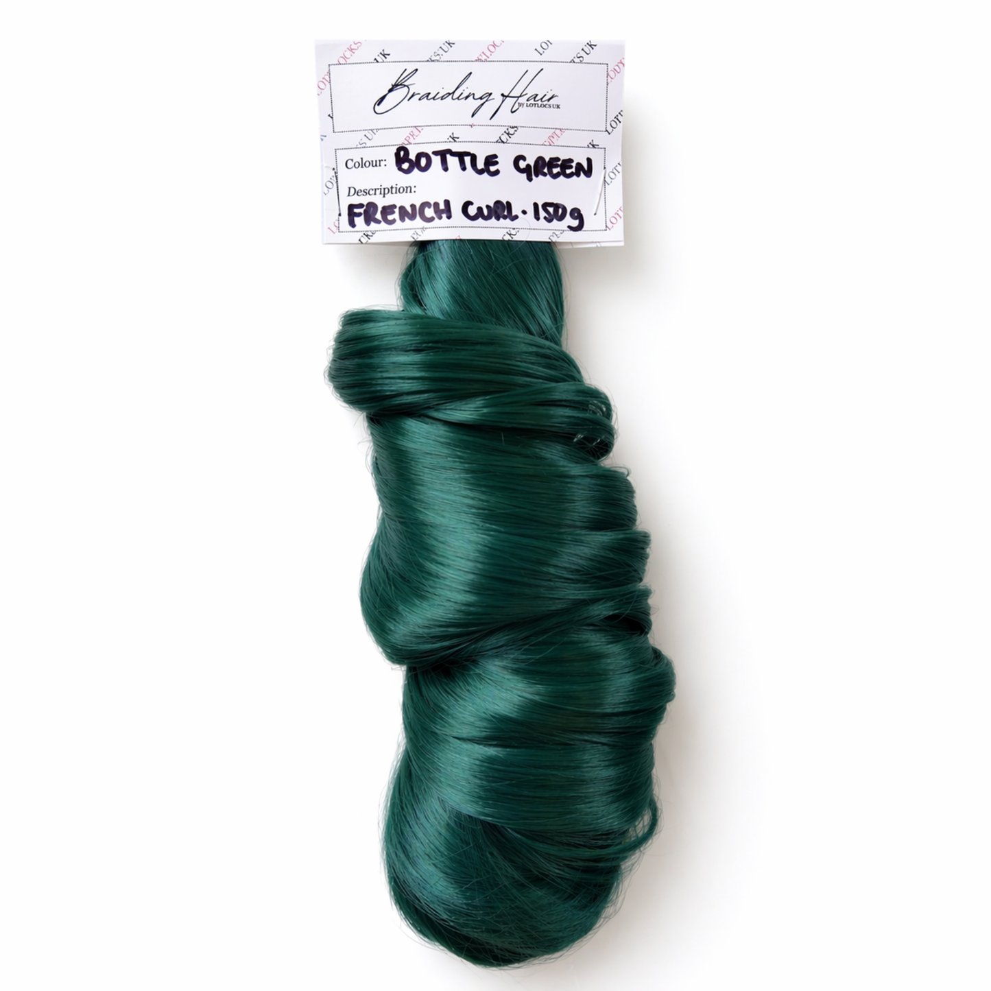 French Curl Braiding Hair - Bottle Green
