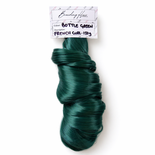 French Curl Braiding Hair - Bottle Green