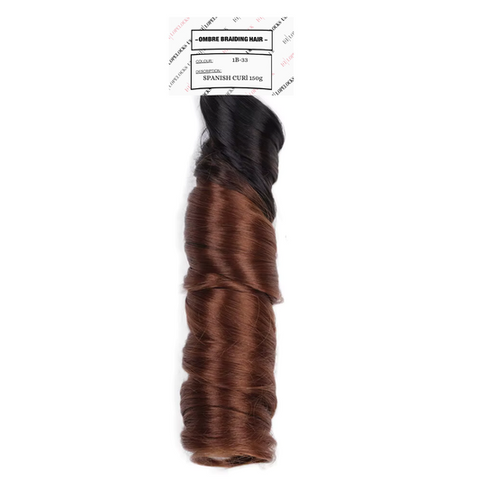 Spanish Curl Braiding Hair - 1B-29 Ombre