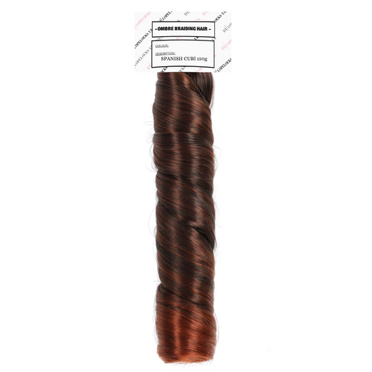 Spanish Curl Braiding Hair -1b-350 ombre