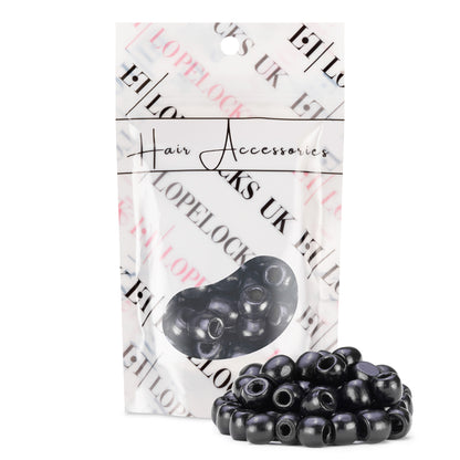 12mm Wooden Hair Beads