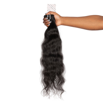 Indian RAW Deep Wavy Wefted Bundle