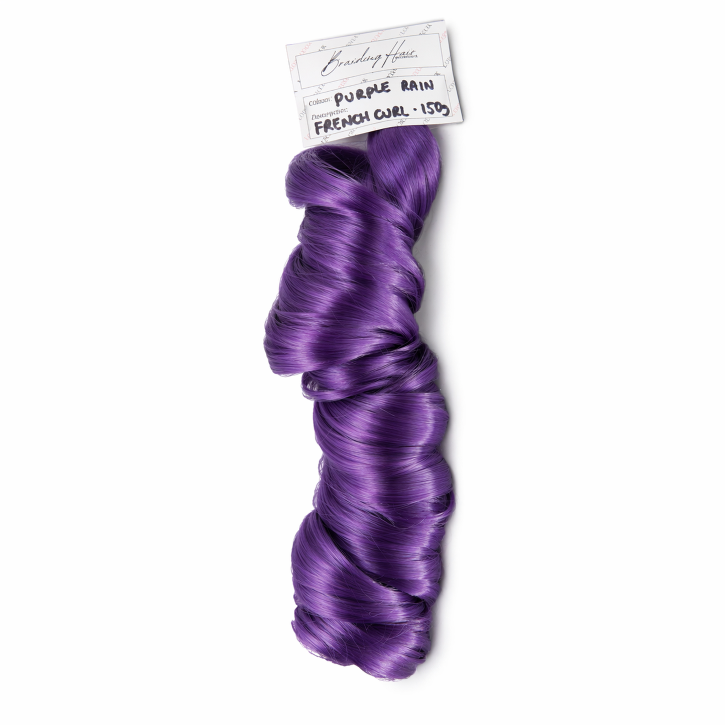 French Curl Braiding Hair -Purple Rain