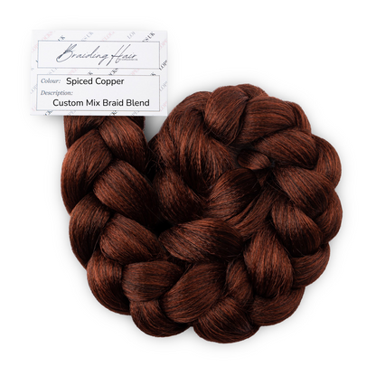 BraidBlends: Custom Mixed Kanakelon Braiding hair -Spiced Copper