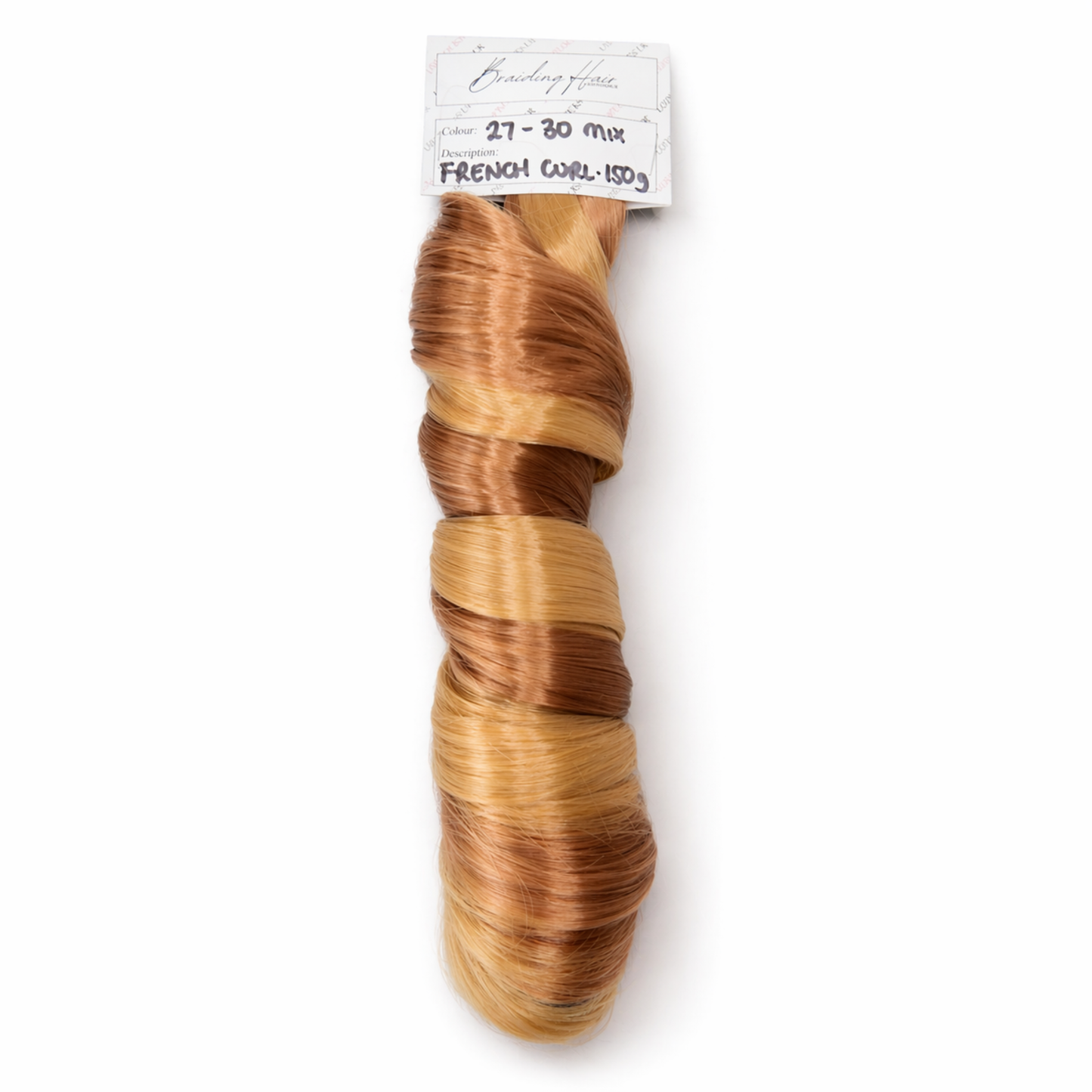 French Curl Braiding Hair -27/30 2 colour mix