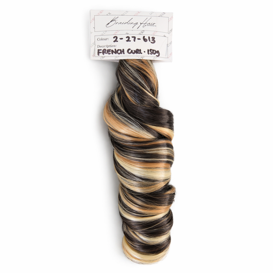 French Curl Braiding Hair - Colour 2-27-613 Mix