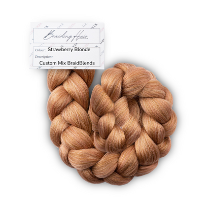 BraidBlends: Custom Mixed Kanakelon Braiding hair -Strawberry Blonde