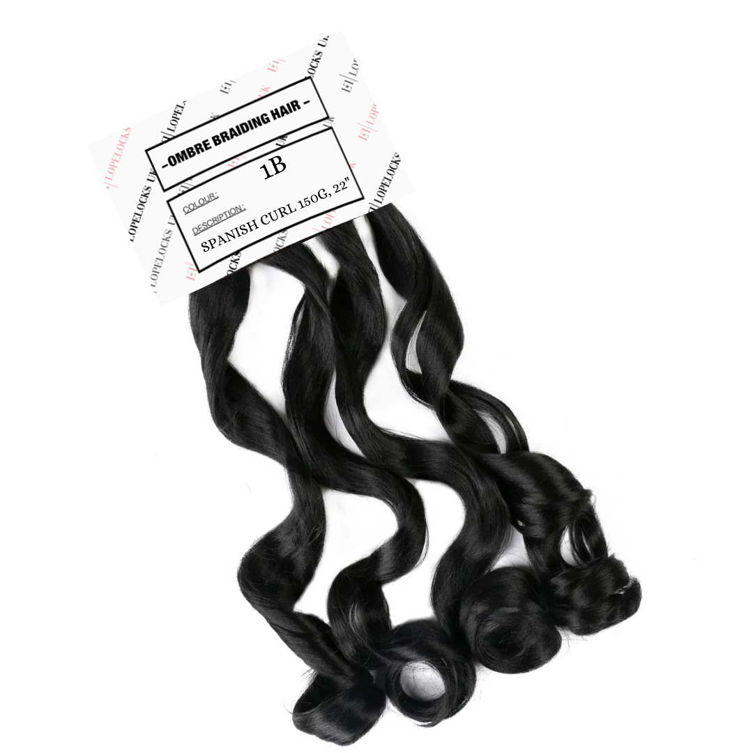 Spanish Curl Braiding Hair - Colour 1B