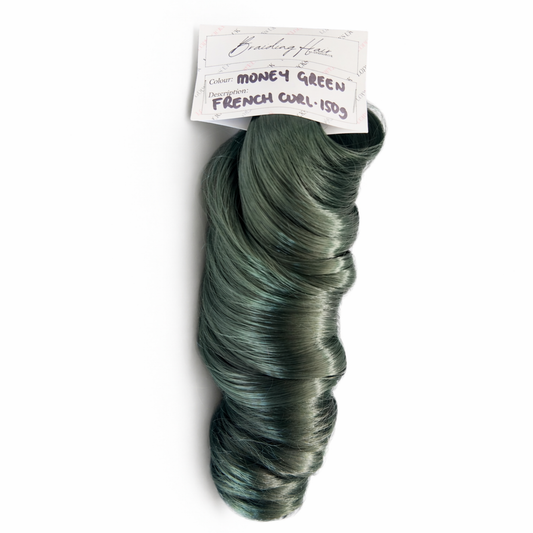 French Curl Braiding Hair -Money Green