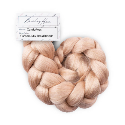 BraidBlends: Custom Mixed Kanakelon Braiding hair -Candy Floss