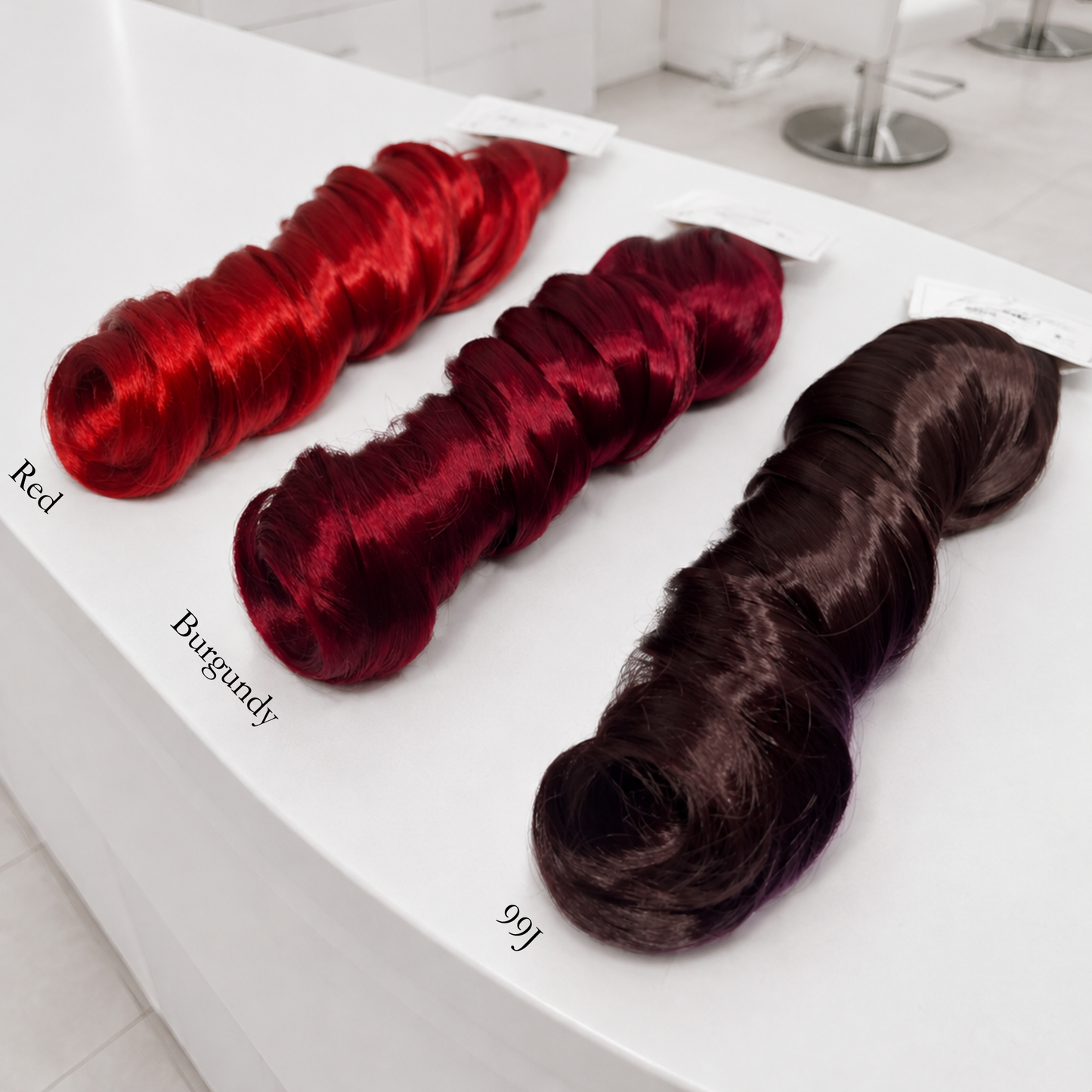 French Curl Braiding Hair - Burgundy Red