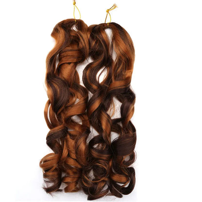 French Curl Braiding Hair - 30/33  2 colour mix
