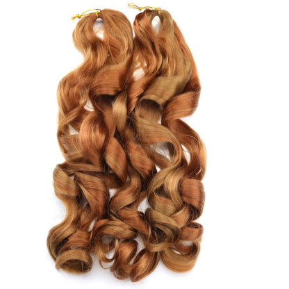French Curl Braiding Hair -27/30 2 colour mix