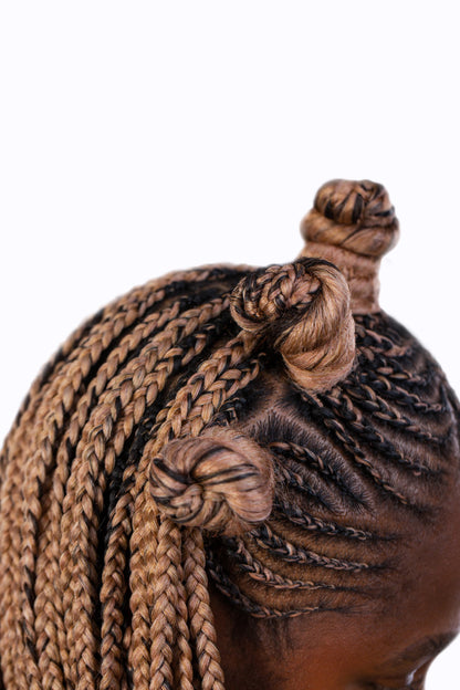 BraidBlends: Custom Mixed Kanakelon Braiding hair -Strawberry Blonde