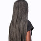 BraidBlends: Custom Mixed Kanakelon Braiding hair -Pearl Grey