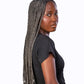 BraidBlends: Custom Mixed Kanakelon Braiding hair -Pearl Grey