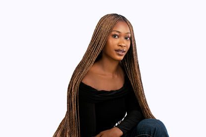 BraidBlends: Custom Mixed Kanakelon Braiding hair -Toffee Melt