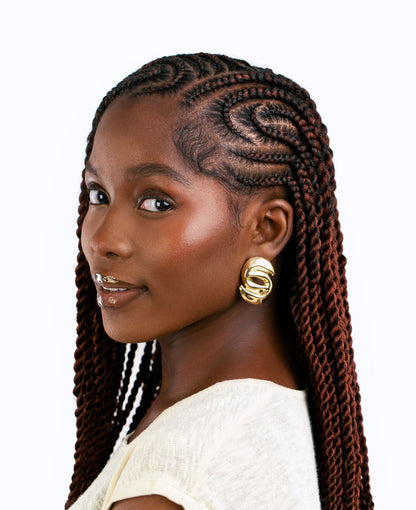 BraidBlends: Custom Mixed Kanakelon Braiding hair -Spiced Copper