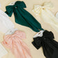 Satin Bow Hair Clips