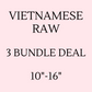 Vietnamese RAW Straight | 3 Bundle Deal (10"-16")