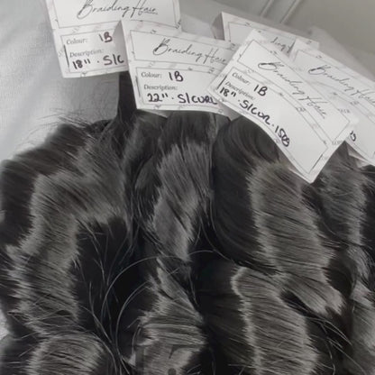 French Curl Braiding Hair - Colour 1B