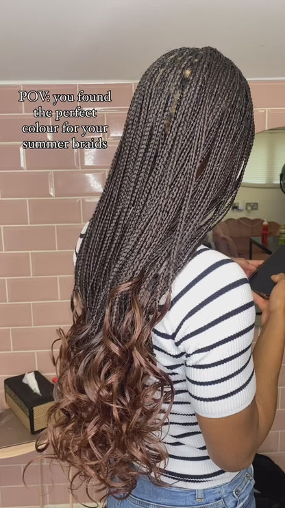 French  Curl Braiding Hair - Colour 1B-33 Ombre