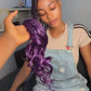 Spanish Curl Braiding Hair -Purple Rain