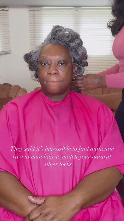 Indian RAW Deep Wavy Wefted Bundle ( Salt & Pepper)