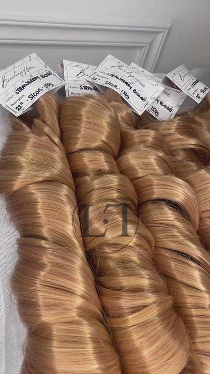 French Curl Braiding Hair -Strawberry Blonde