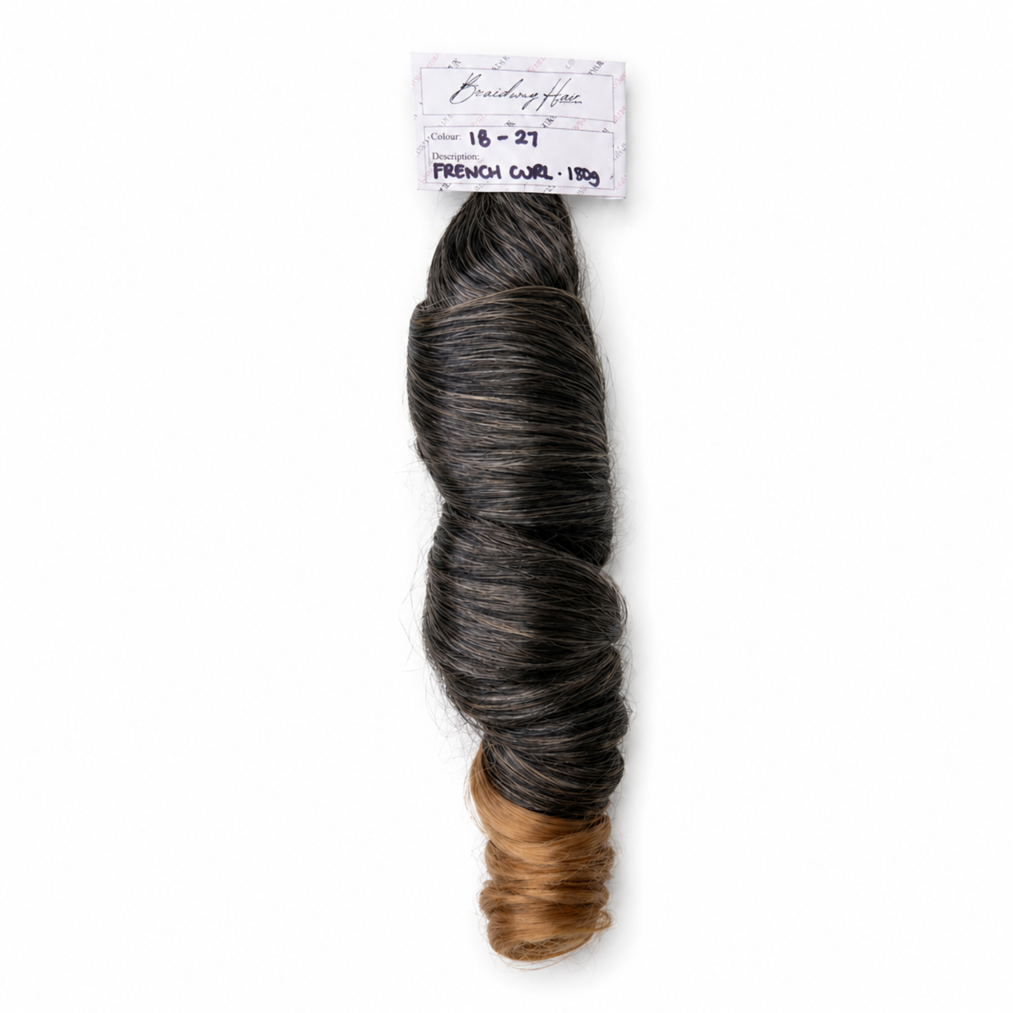 French Curl Braiding Hair - Colour 1B-27 Ombre
