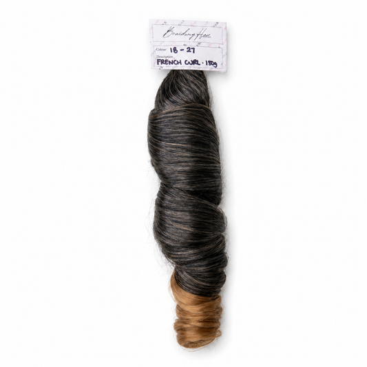 French Curl Braiding Hair - Colour 1B-27 Ombre