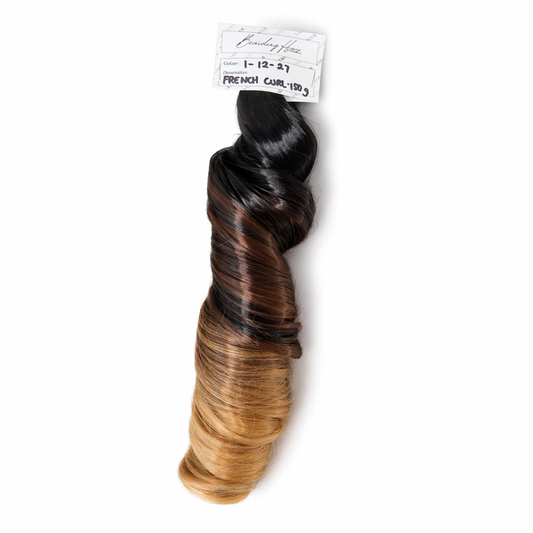 French Curl Braiding Hair - Colour 1-12-27 Ombre (C14)