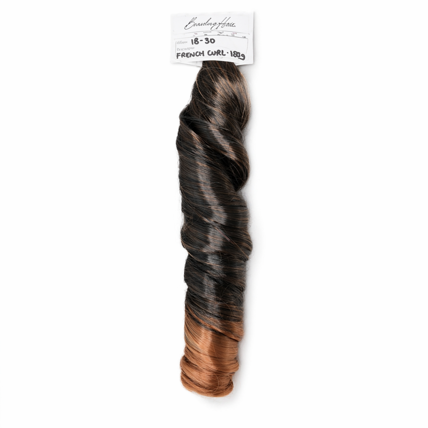 French Curl Braiding Hair - Colour 1B-30 ombre