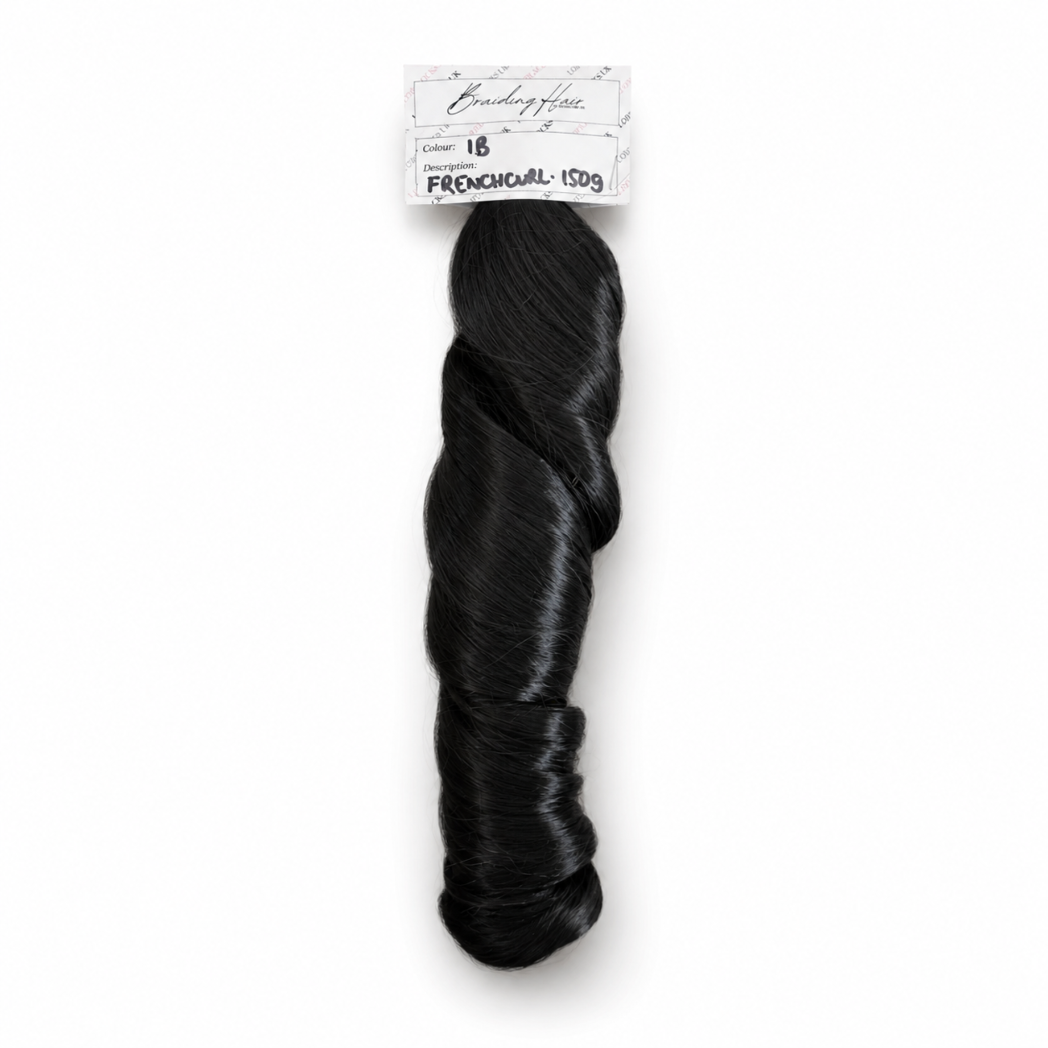 French Curl Braiding Hair - Colour 1B